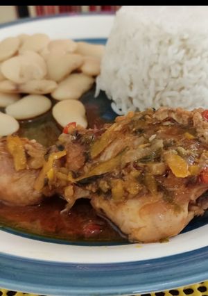 Una foto de Pollo a la chiclayana