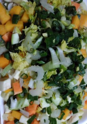 Una foto de Sopa de verduras