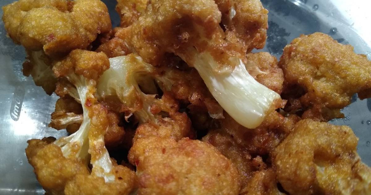 Deepfried cauliflower (vegan) Recipe by Keith Baldwin Cookpad