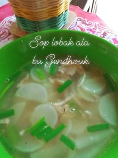 Foto resep Sup lobak simple