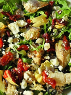 Una foto de Ensalada fresca de rúcula