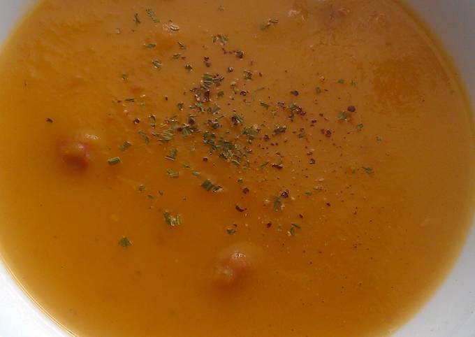 Recipe of Quick Vickys Root Veg & Sausage Soup, GF DF EF SF NF