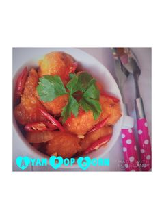 Foto resep Ayam pop corn asam pedas