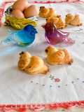 Colombine pasquali di pan brioche dolce