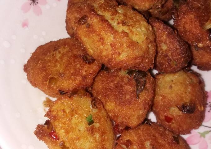 Resep Rempah(pergedel singkong pedas) Anti Gagal