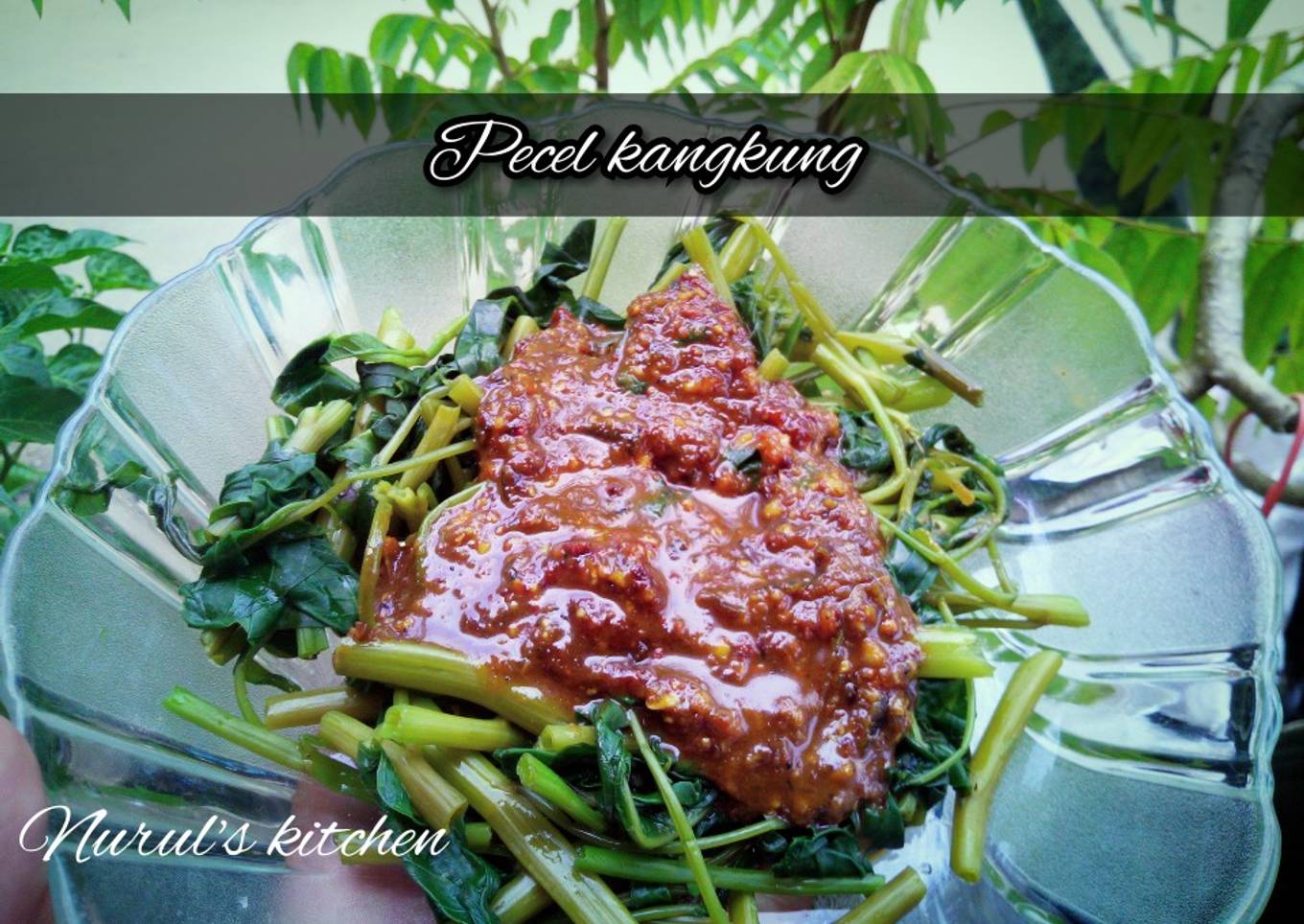 Pecel kangkung