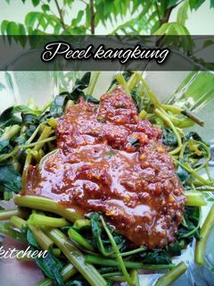 Foto resep Pecel kangkung