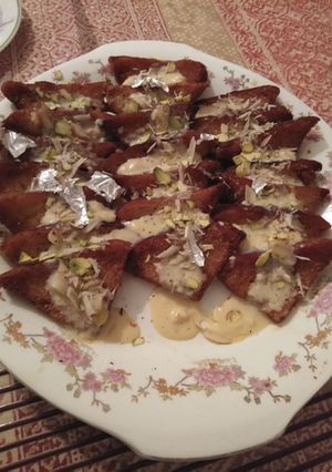 A picture of Shahi Tukda.