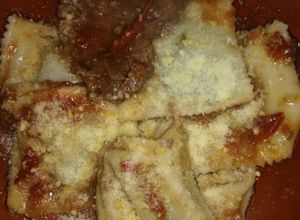 Una foto de Ravioles de verdura y queso