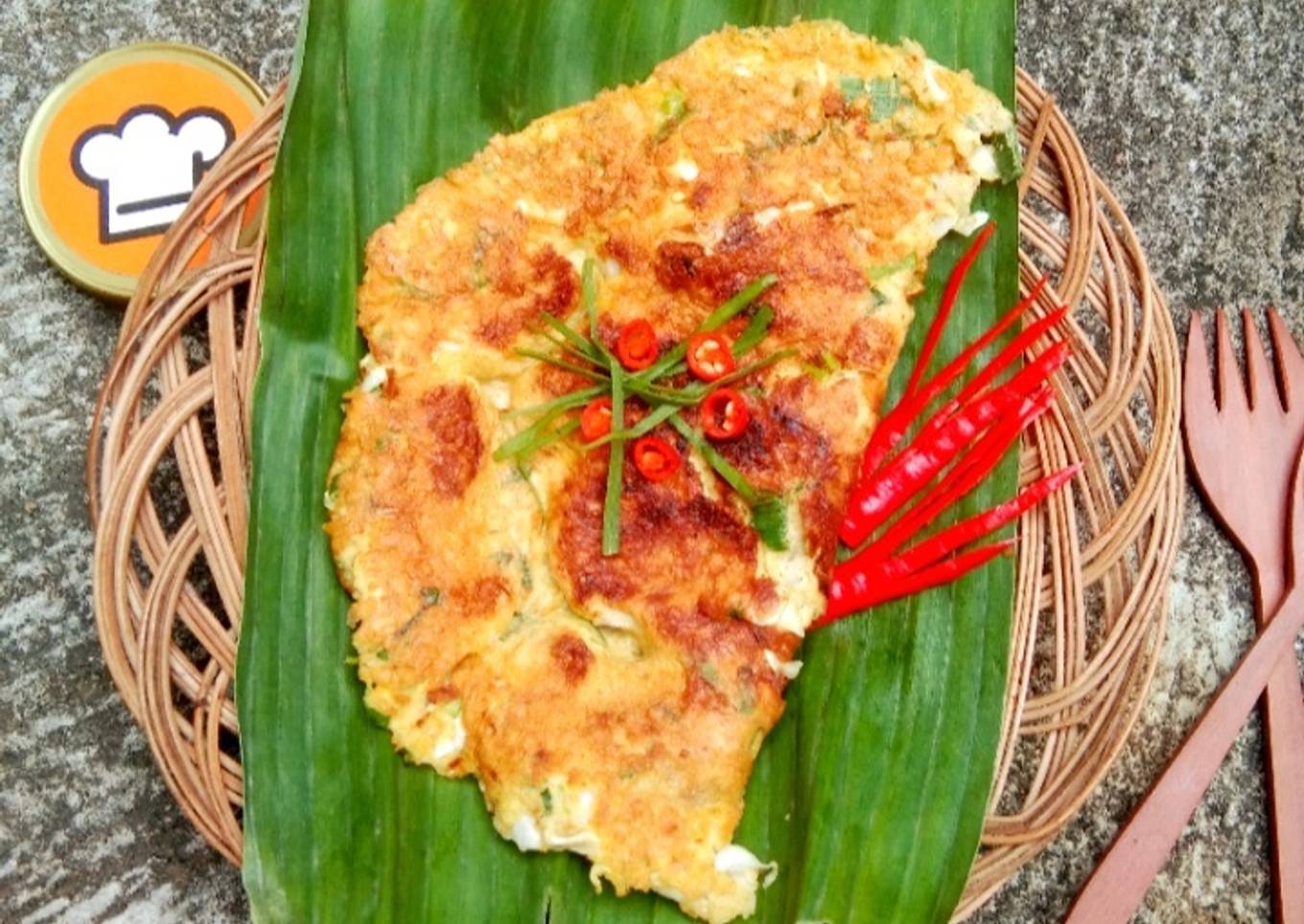 Kerak Telur Oatmeal Sayuran