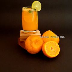 Orange mint mojito A picture of Orange mint mojito.