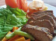 A picture of chips meat