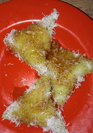 Foto resep Lupis ketan gula merah irit gas