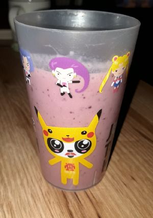 Une photo de Smoothie vegan bananes - cerises