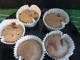 Muffins de chocolate y cerezas