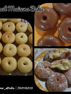 Foto resep Donat Beku with glaze home made ekonomis