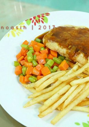 Foto resep Chicken Steak with BBQ Sauce