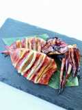 Grilled Squid (Ikayaki) on Charcoal or BBQ Grill