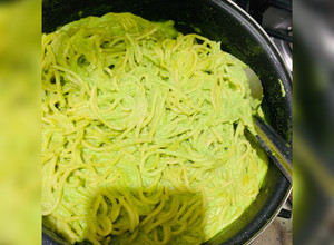Una foto de Spaghetti Verde