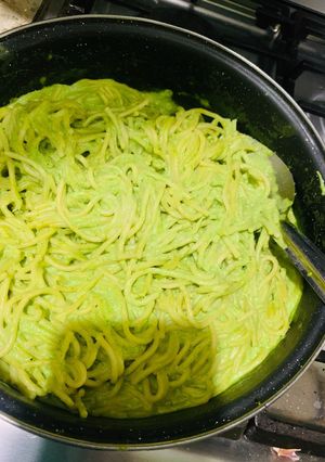 Una foto de Spaghetti Verde