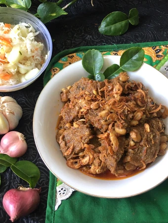 Cara Gampang Membuat Resep Daging masak bumbu Tuha yang Lezat Sekali Anti Ribet, Bikin Ngiler