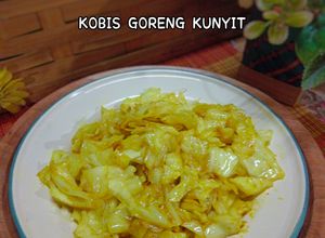 Gambar 17:3:26 - Kobis goreng kunyit