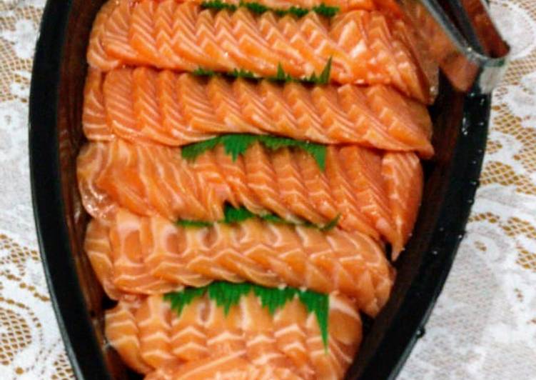 Sashimi de salmão - Tudogosreceitas