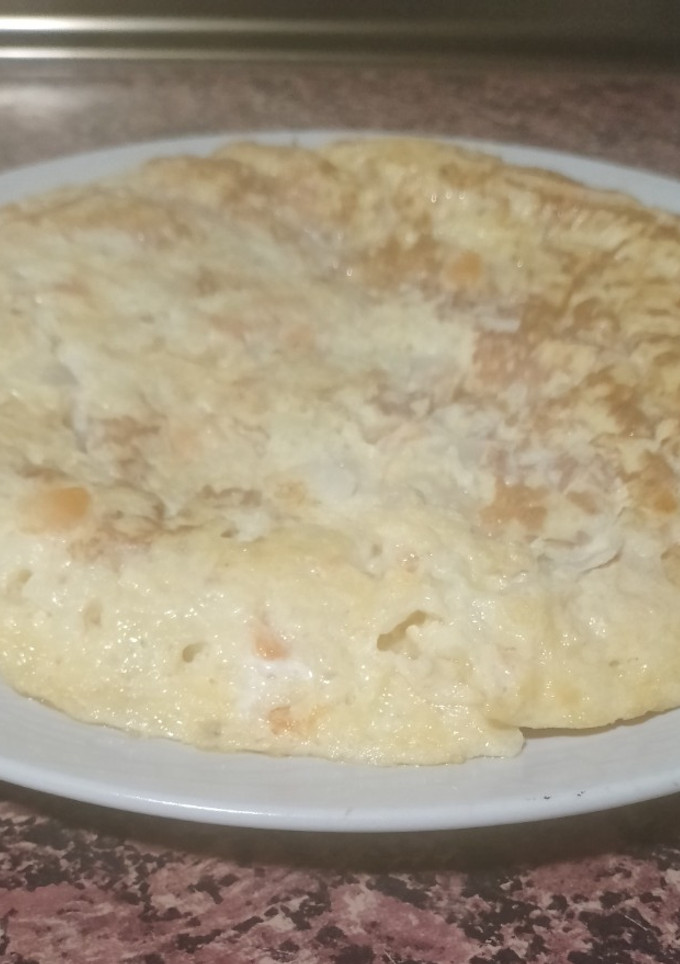 Una foto de Tortilla de verduras del cocido