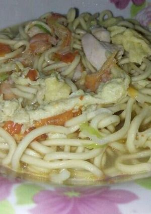 Foto resep Mie kuah kaldu