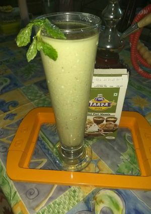 A picture of Masala lassi.