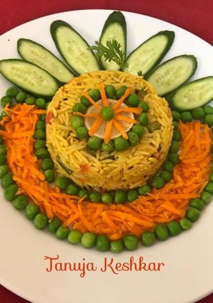 A picture of Peas And Carrot Pulav.