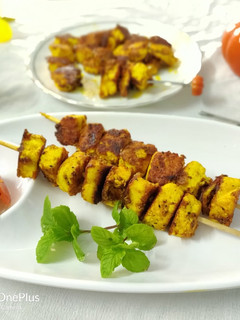 पनीर टिक्का (paneer tikka recipe in Hindi) रेसिपी मुख्य फोटो
