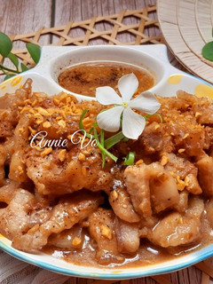 Hình của món Thịt ba rọi rang me.