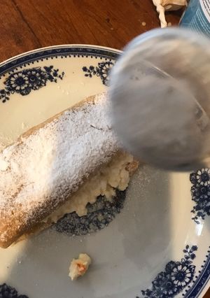 Tepsiben sült palacsinta recept fotója