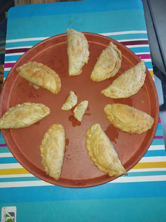 A picture of Layered Gujiya.