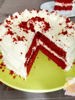 O poză a rețetei Tort Red Velvet.