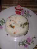 Arroz a la Florentina con espinaca