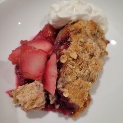Apple & Blueberry Cobbler A picture of Apple & Blueberry Cobbler.