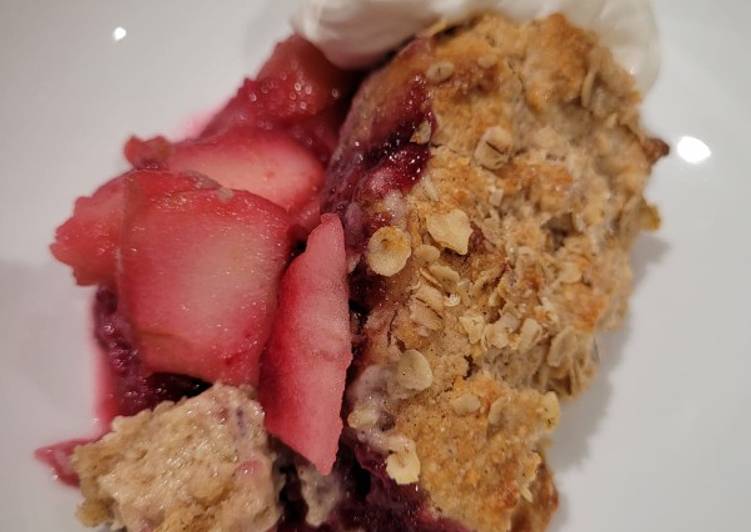 Step-by-Step Guide to Make Perfect Apple &amp; Blueberry Cobbler