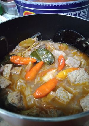 Foto resep Garang asem daging simpel