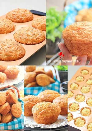 A picture of QUICK & EASY CHEESE YOGURT MUFFIN - No Mixer, Super Moist.
