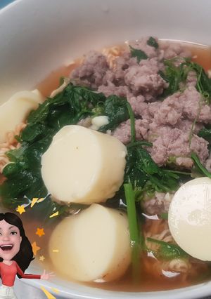 รูปของ มาม่า ต้มจืดเต้าหู้หมูสับบบ #5