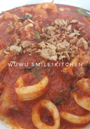 Foto resep Cumi Saus Padang Merah Membara