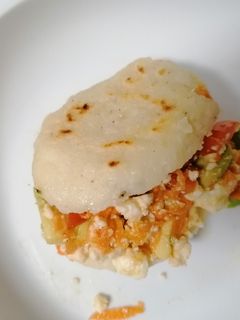 Una foto de Arepas a mi manera