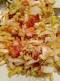 Chicorée-Salat mit Blutorangen, Walnuss- und Granatapfelkernen