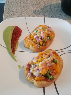 A picture of Spicy garlic toast.
