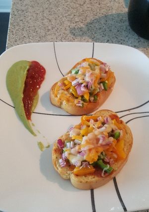 A picture of Spicy garlic toast.