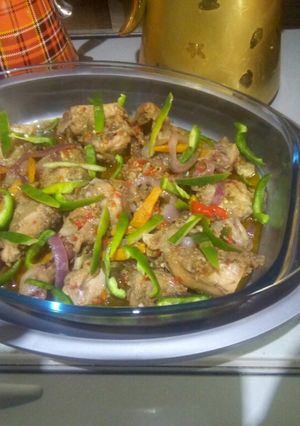 A picture of Chicken pepper soup.