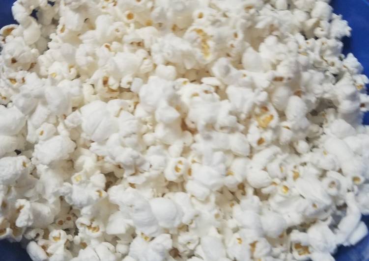 Simple Way to Make Super Quick Homemade Air Popped Kettle Corn