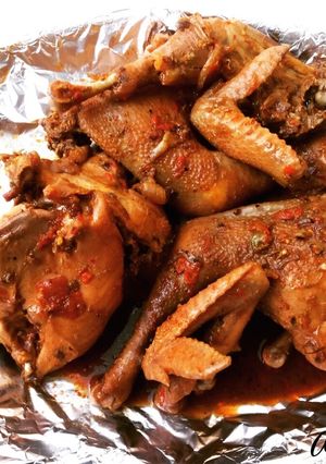 A picture of Chicken pepper soup.